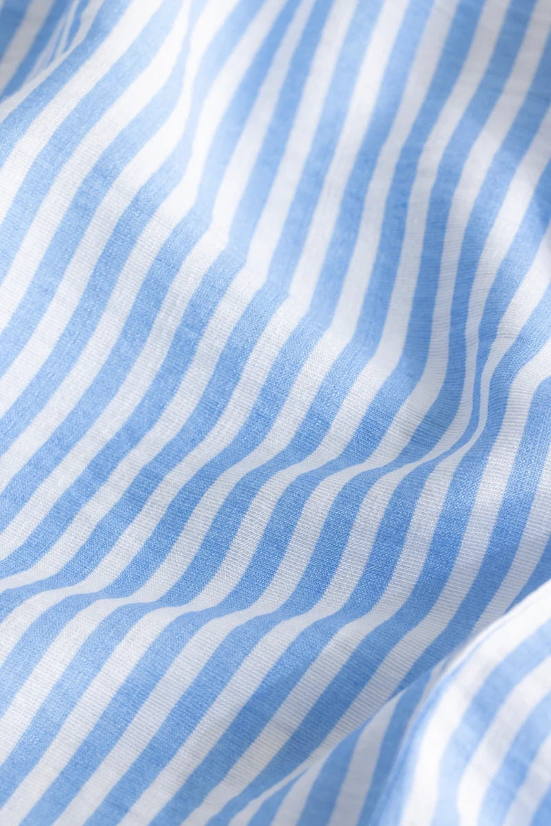 Stripehaven Light Blue Stripe Shirt