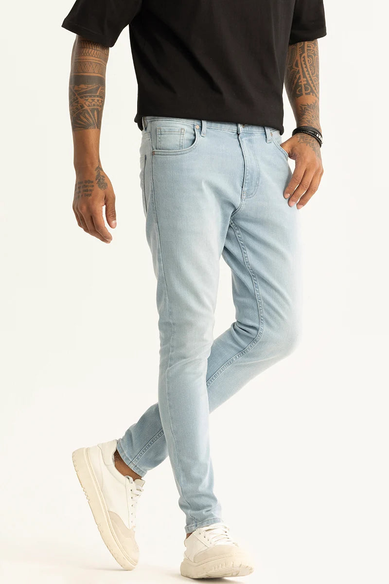 Delphine Light Blue Skinny Fit Jeans