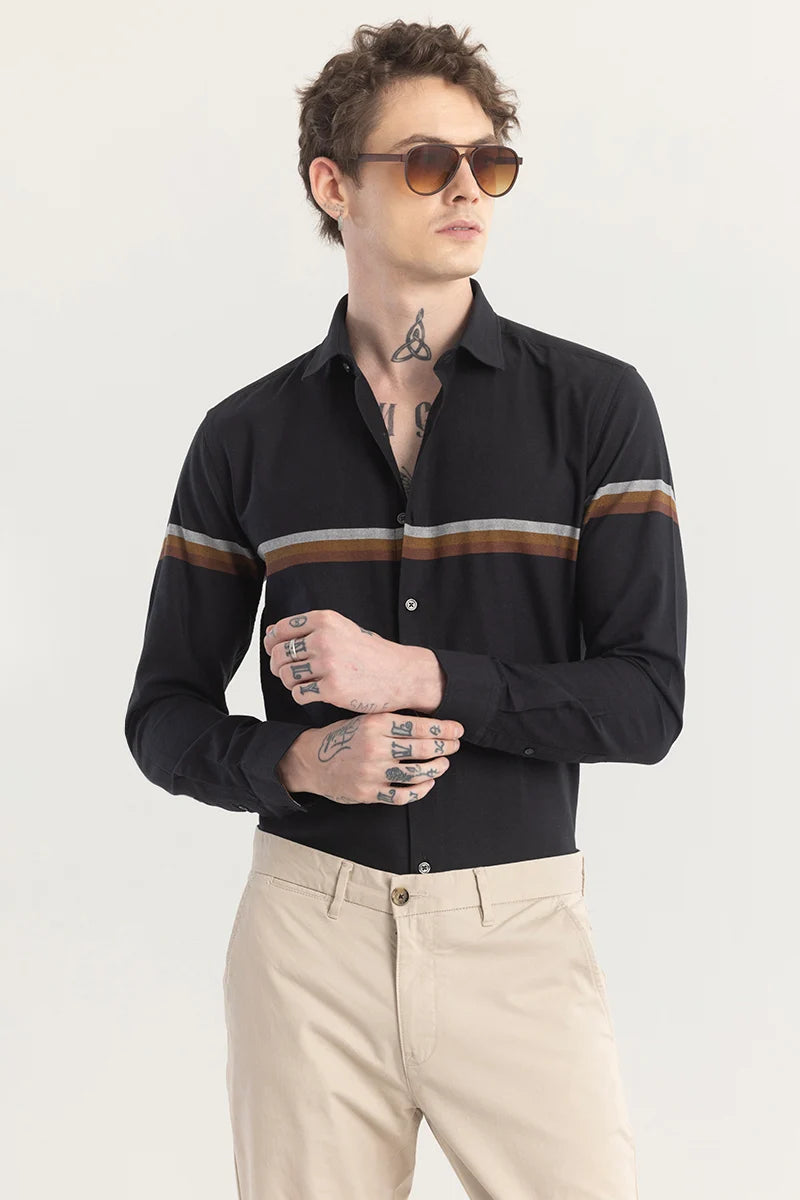 Stripanique Black Stripe Shirt