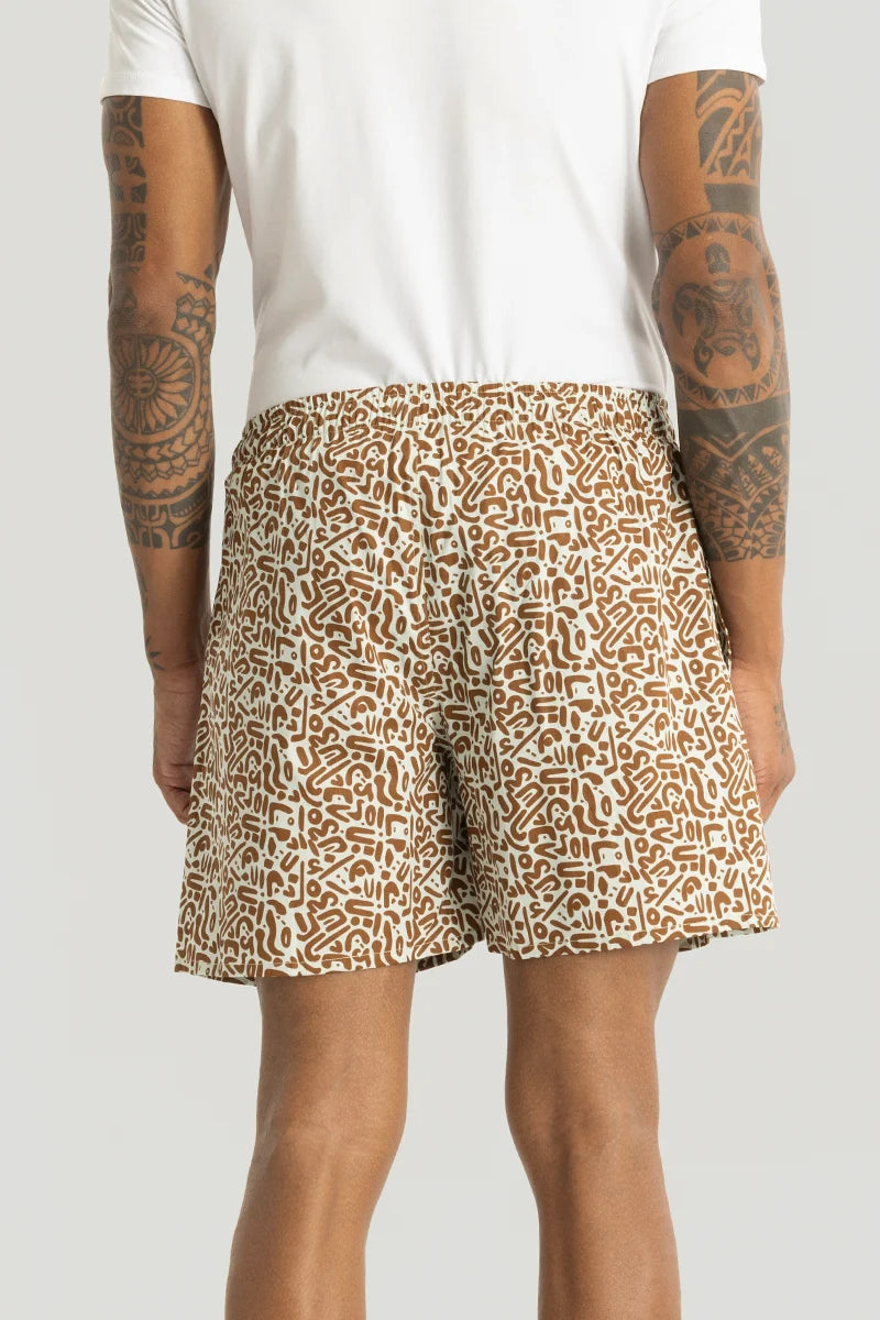 Massimo Brown Abstract Boxers