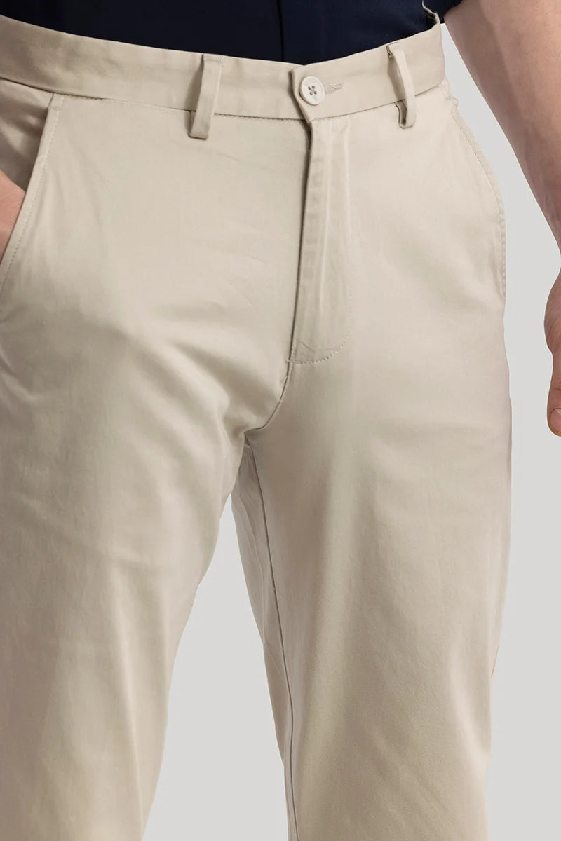 Urban Stride Cream Slim FIt Chino