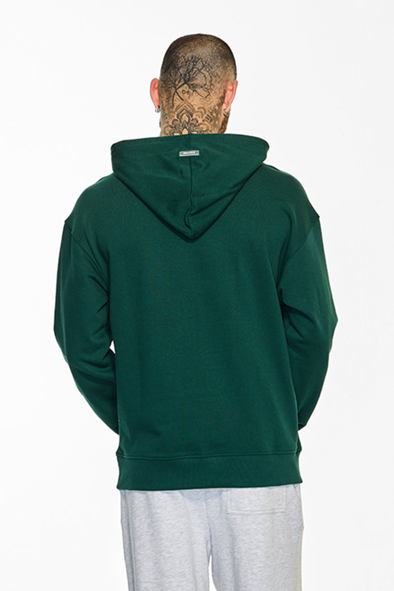 Core Lab Dark Green Solid Hoodie