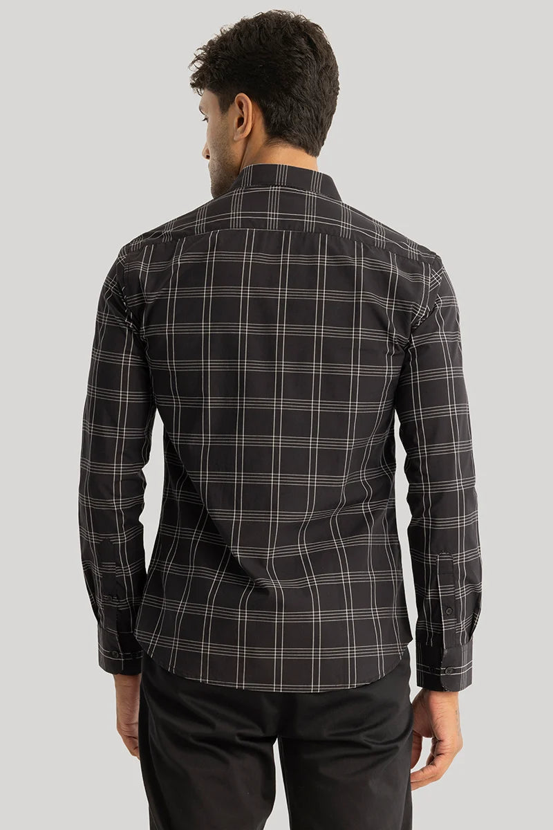 Margaux Black Checks Shirt