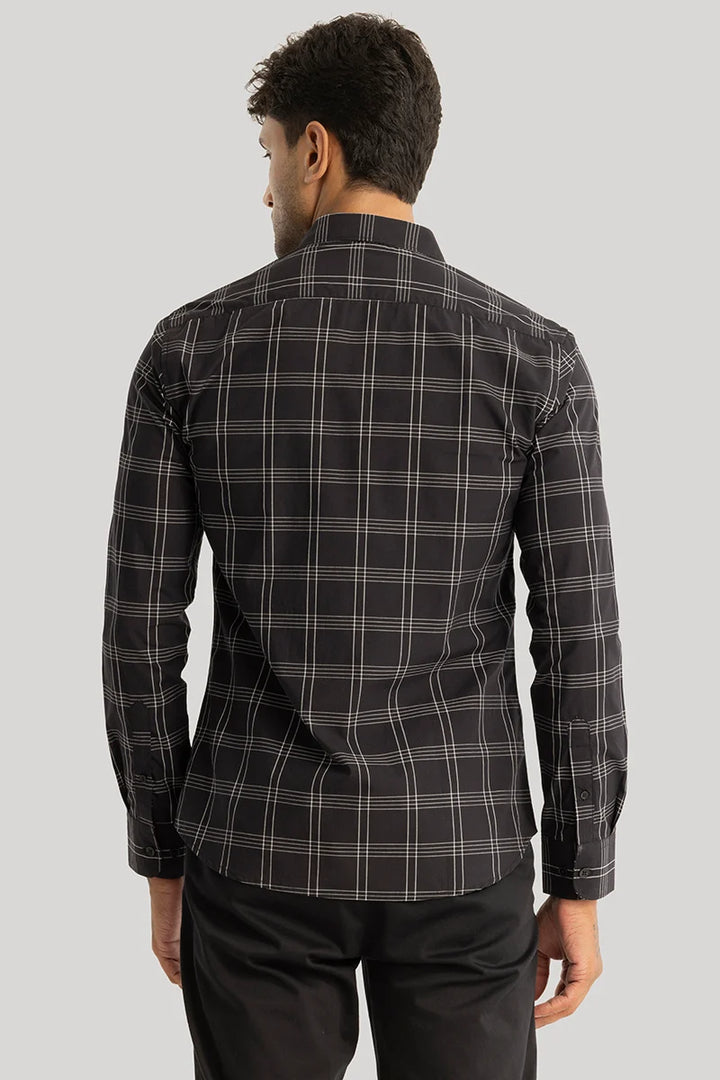 Margaux Black Checks Shirt