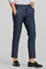 Navy Stretch Slim Fit Trousers