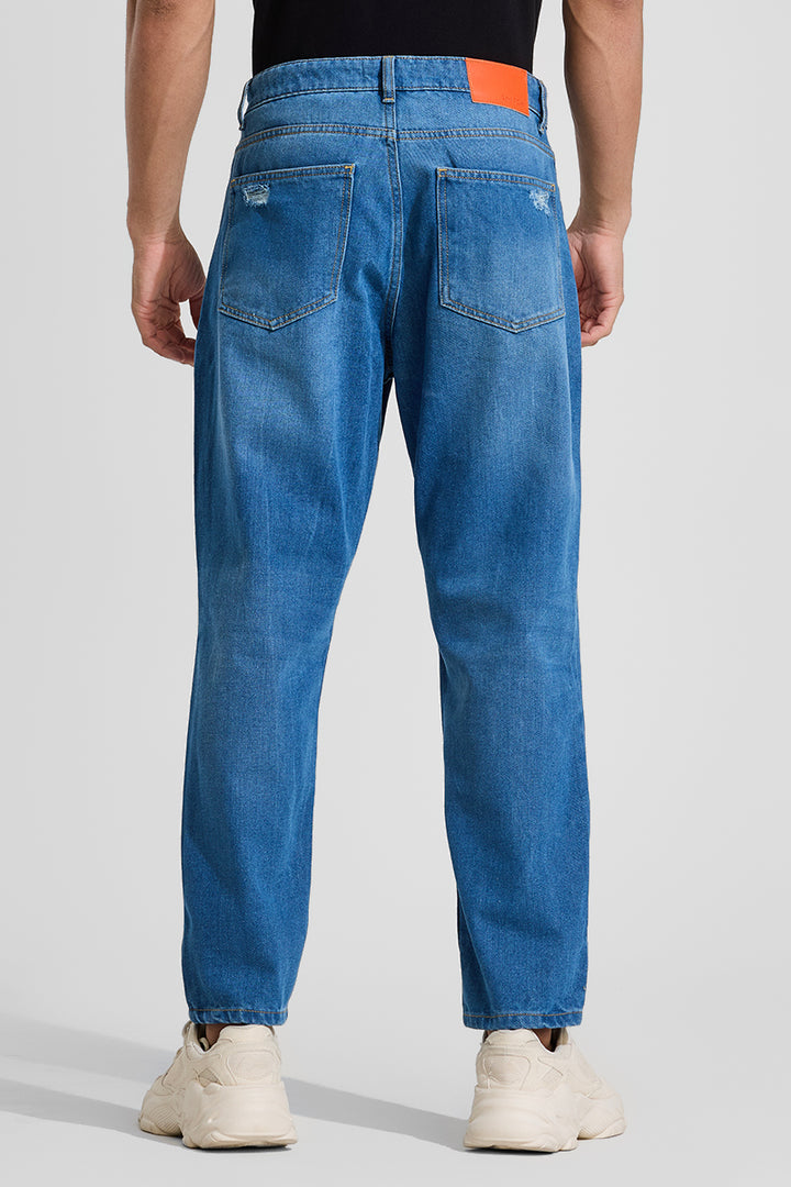 Blue Baggy Fit Jeans