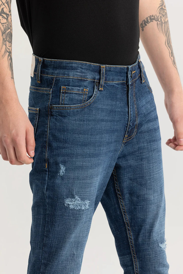 Eirik Navy Skinny Fit Jeans