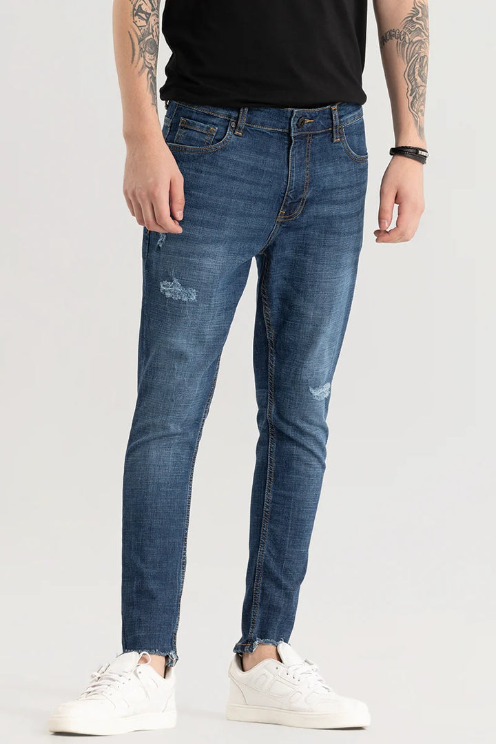 Eirik Navy Skinny Fit Jeans