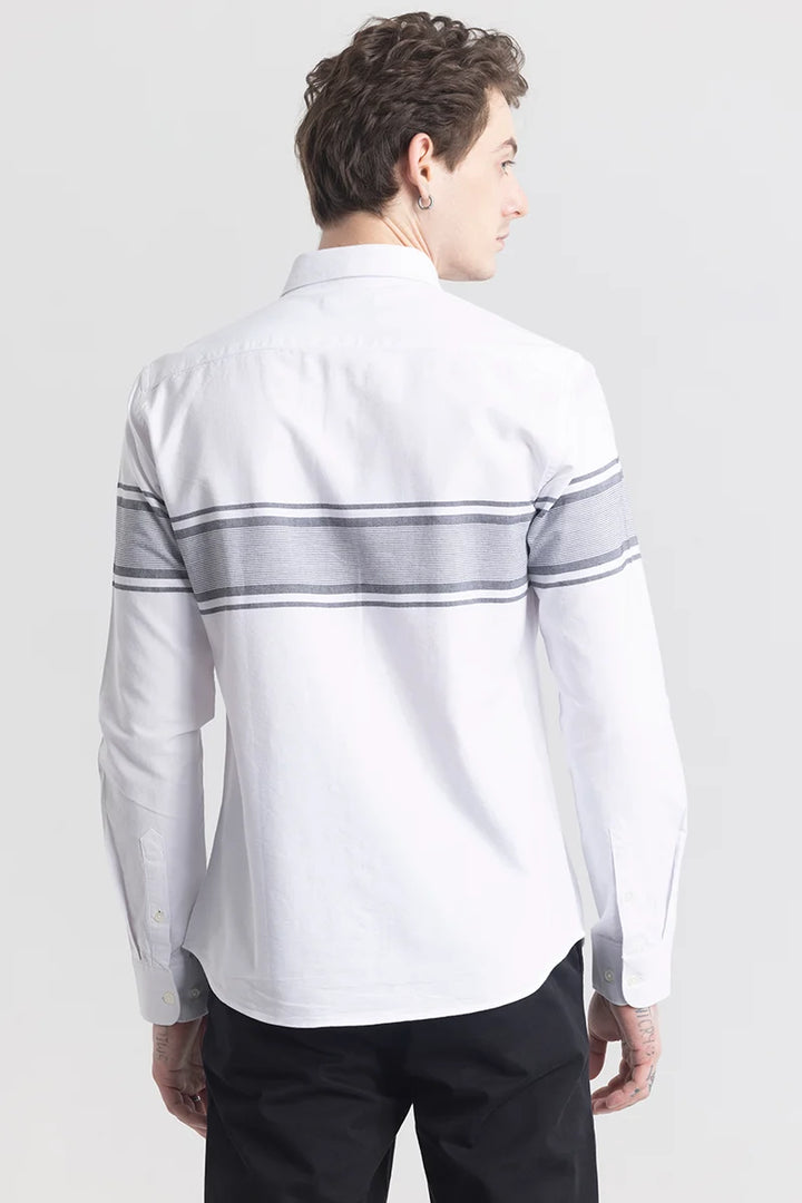 Stripelush White Stripe Shirt