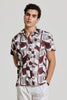 Mauve Cuban Abstract Shirt