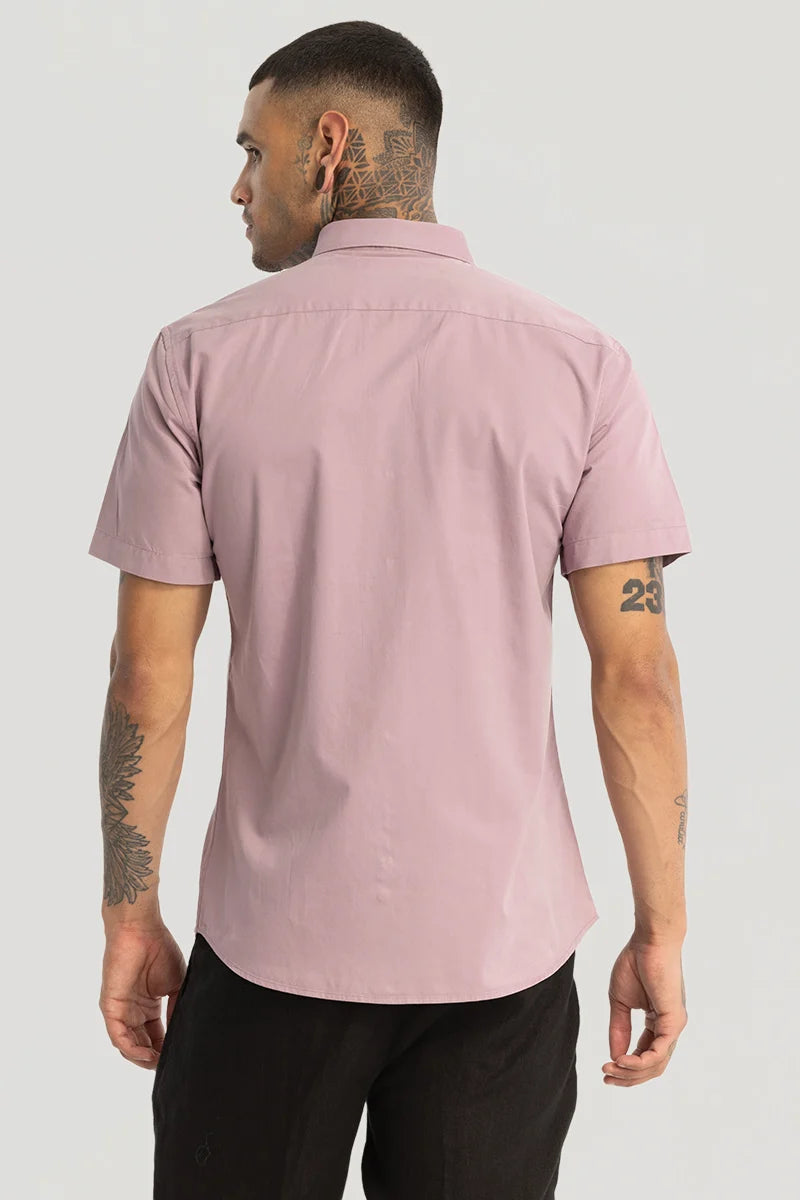 Mauve Oxford Solid Shirt