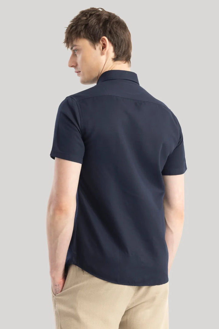 Vidar Navy Plain Shirts