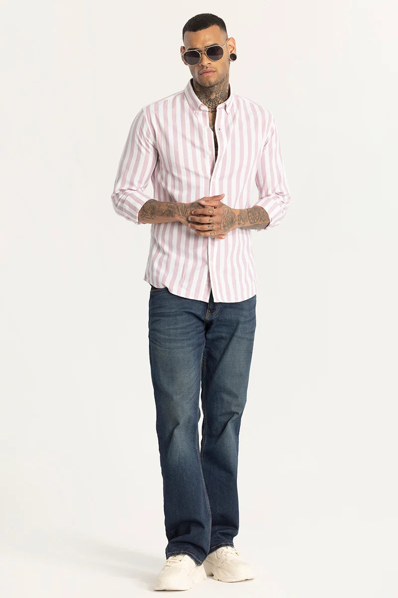 Light Pink Stripes Shirt