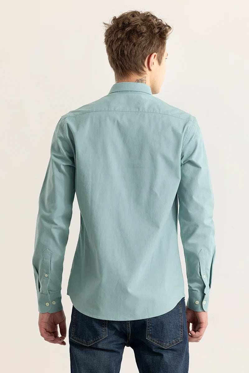 Shirtolo Plain Light Green Shirt