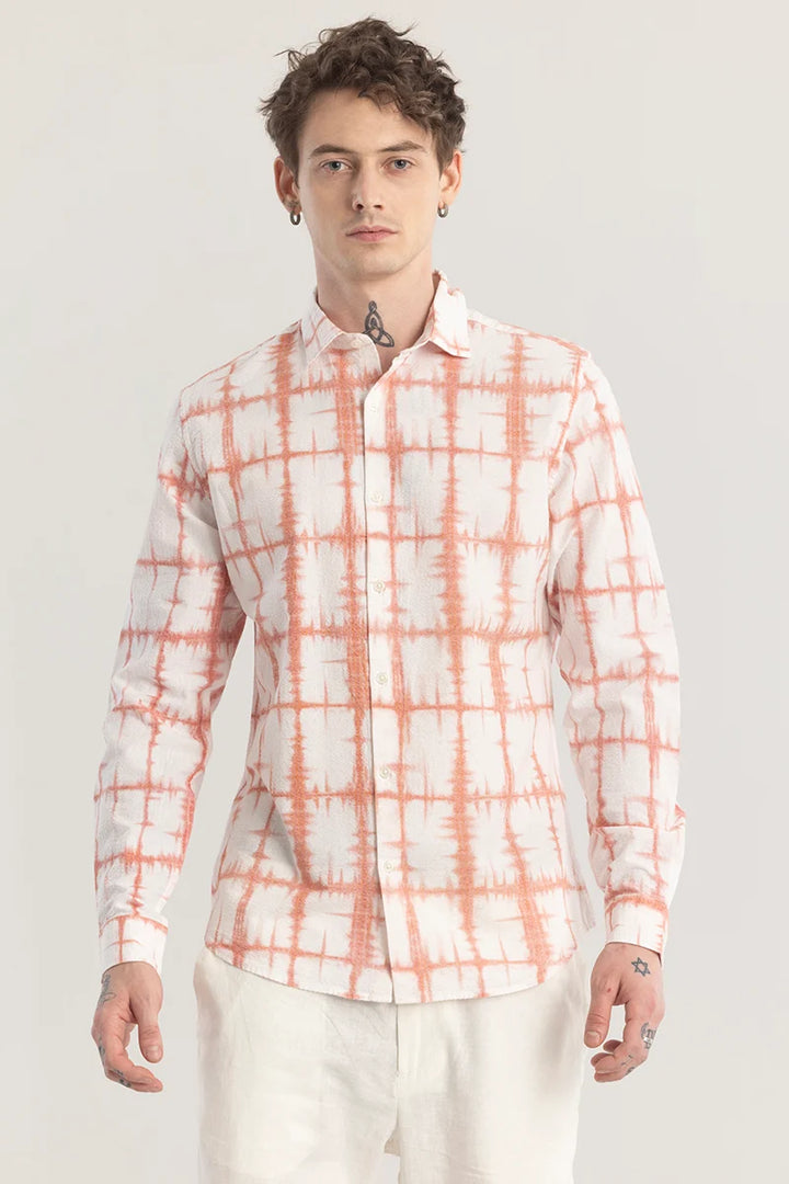 Patternoir Abstract Peach Shirt