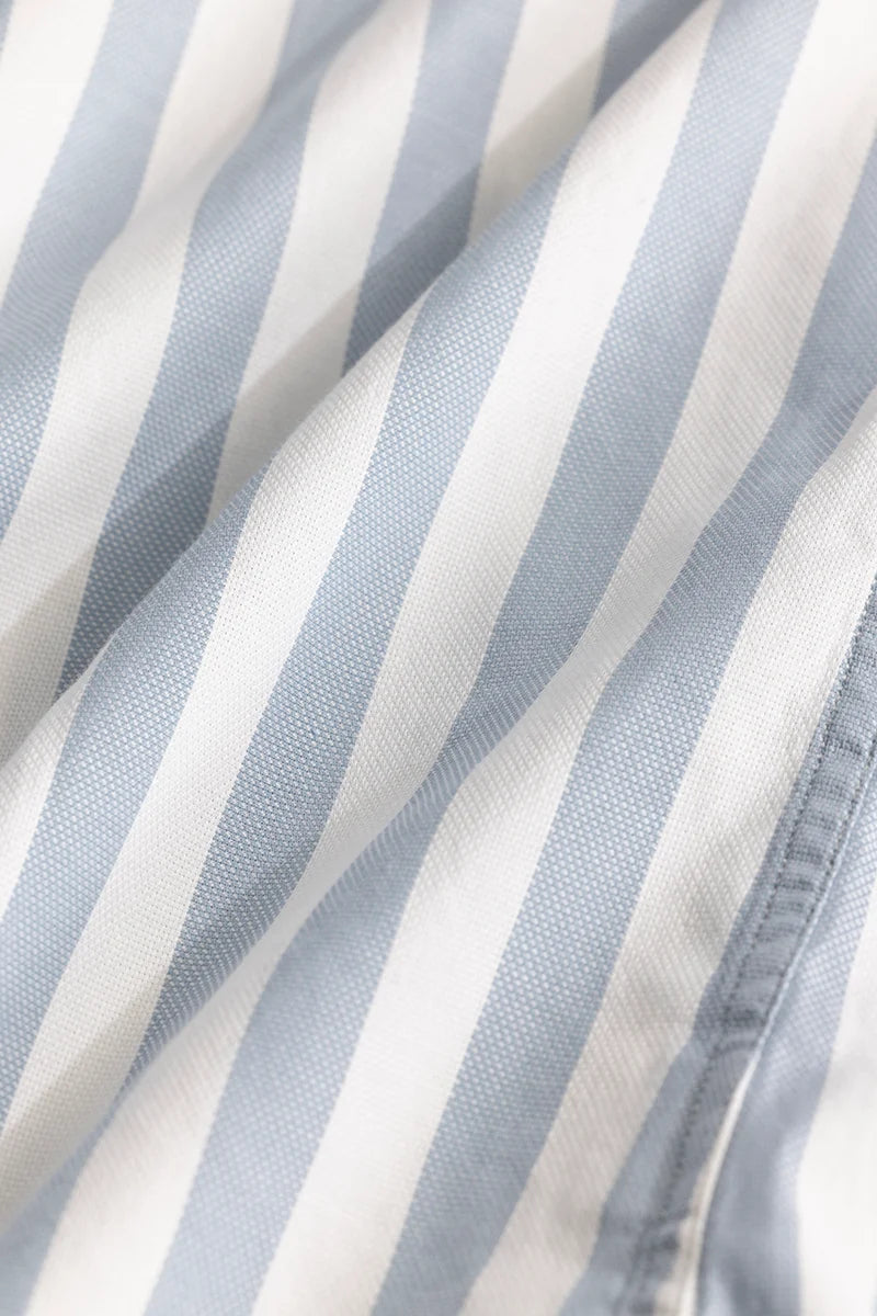 Light Blue Stripes Shirt