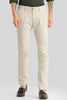 Astral Cream Plain Slim Fit Chinos