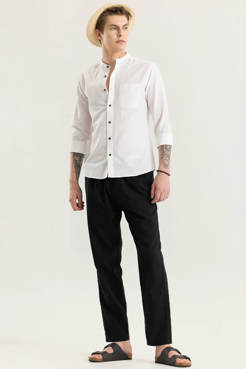 Viggo Plain White Shirt