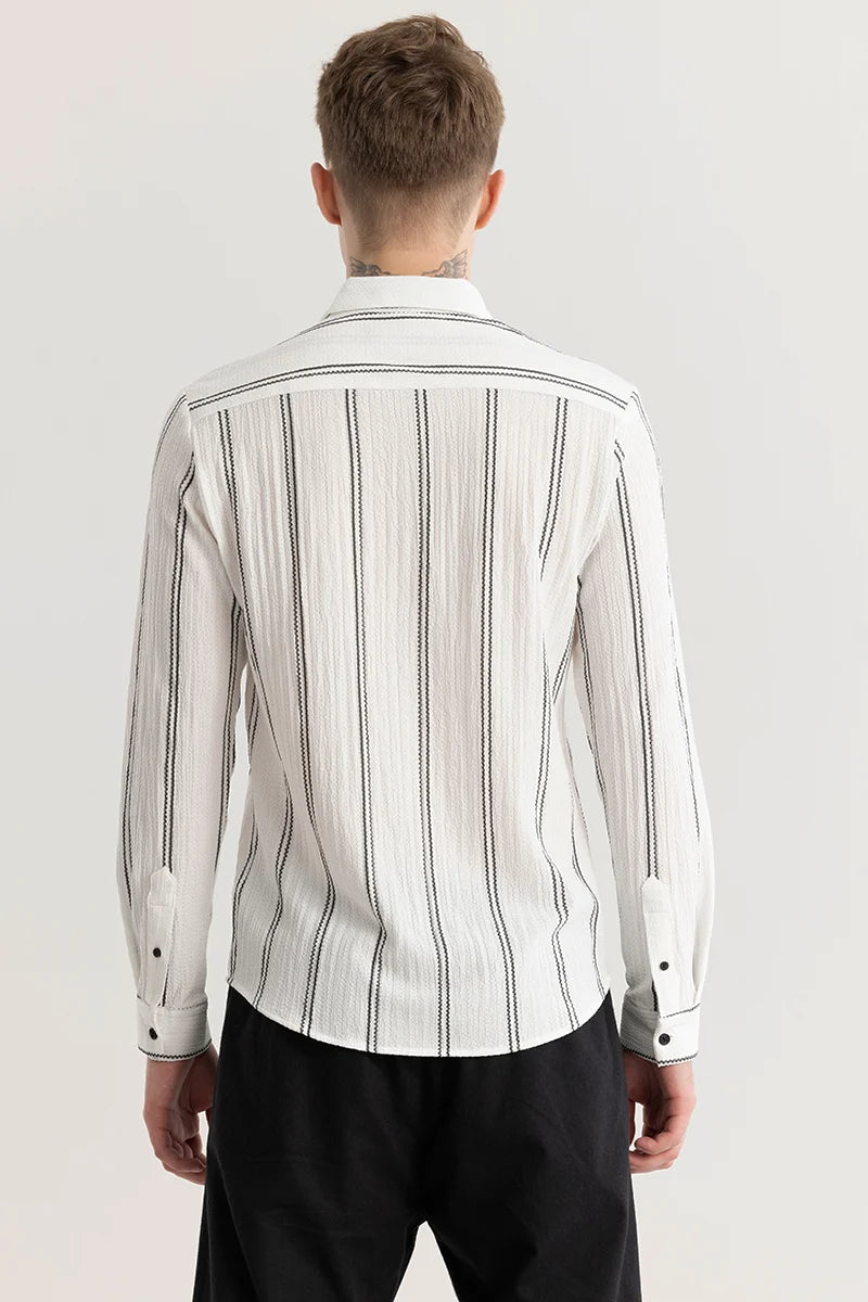 Sverre Stripe White Shirt