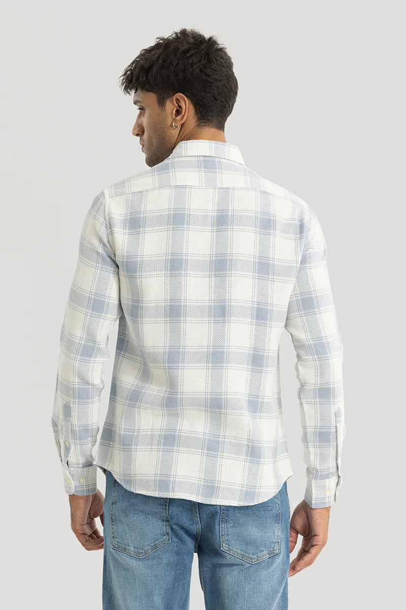 Matteo Light Blue Checks Shirt