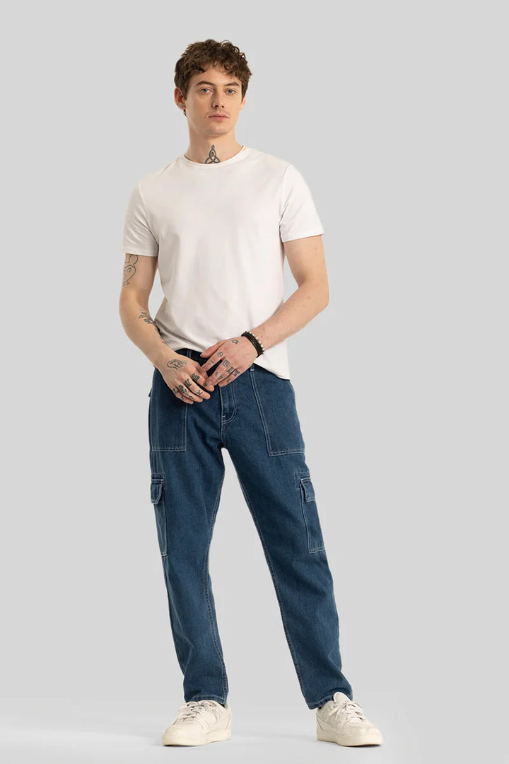 Daniele Blue Baggy Fit Jeans