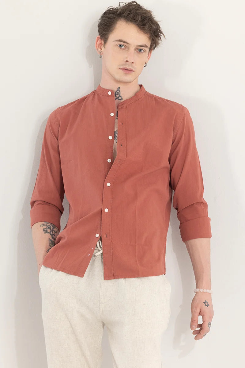 Rustique Coral Orange Shirt