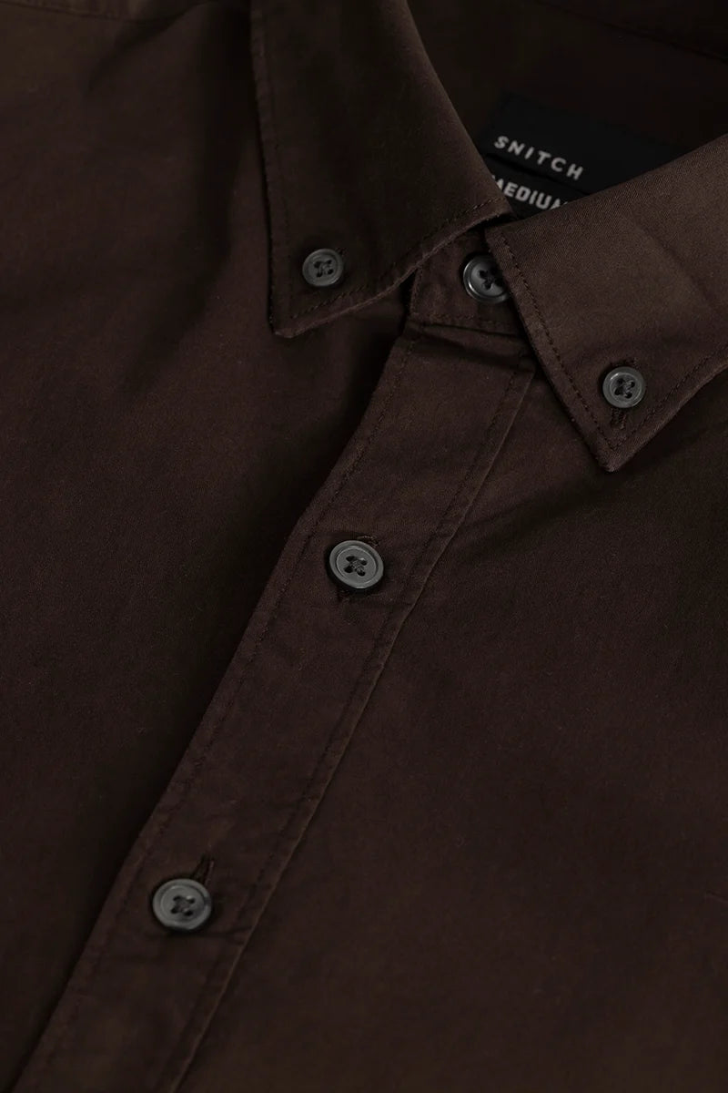 Shirtique Brown Shirt