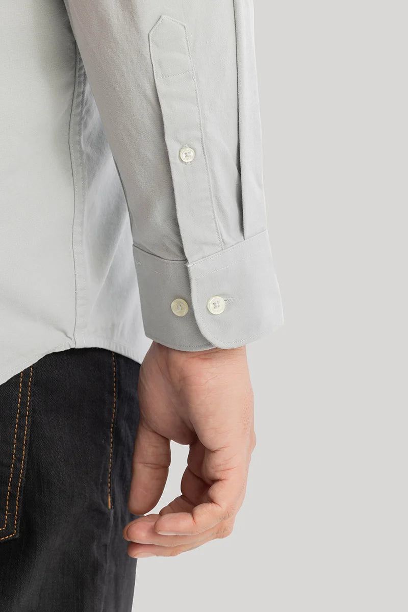 Lucia Light Grey Plain Shirts