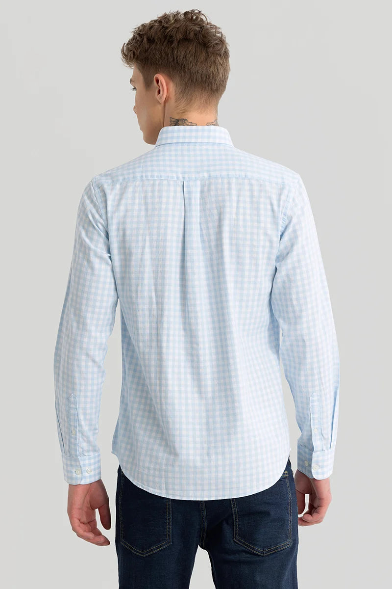 Ingvar Blue Checks Shirts