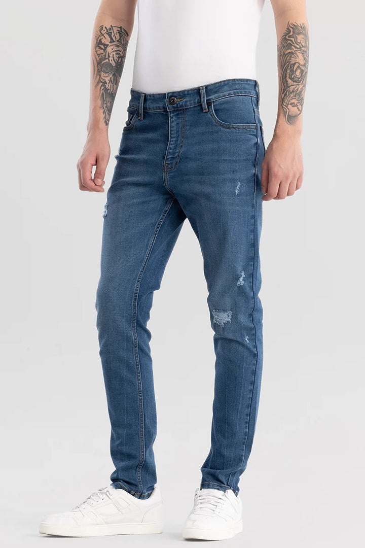 Denity Slim Fit Blue Jeans