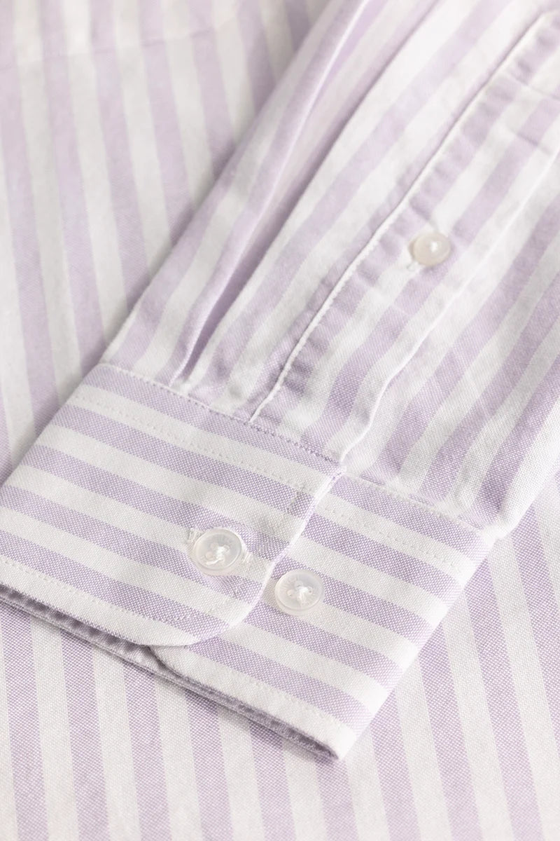 Lavender Oxford Stripes shirt