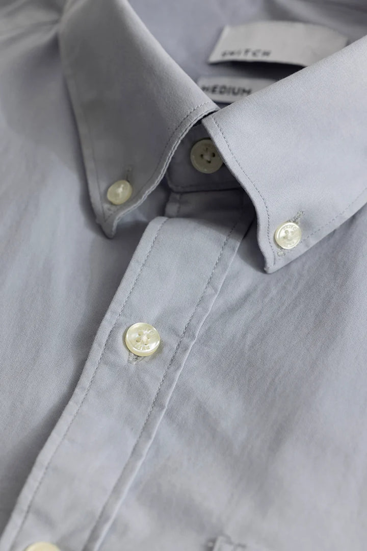 Grey Oxford Shirt