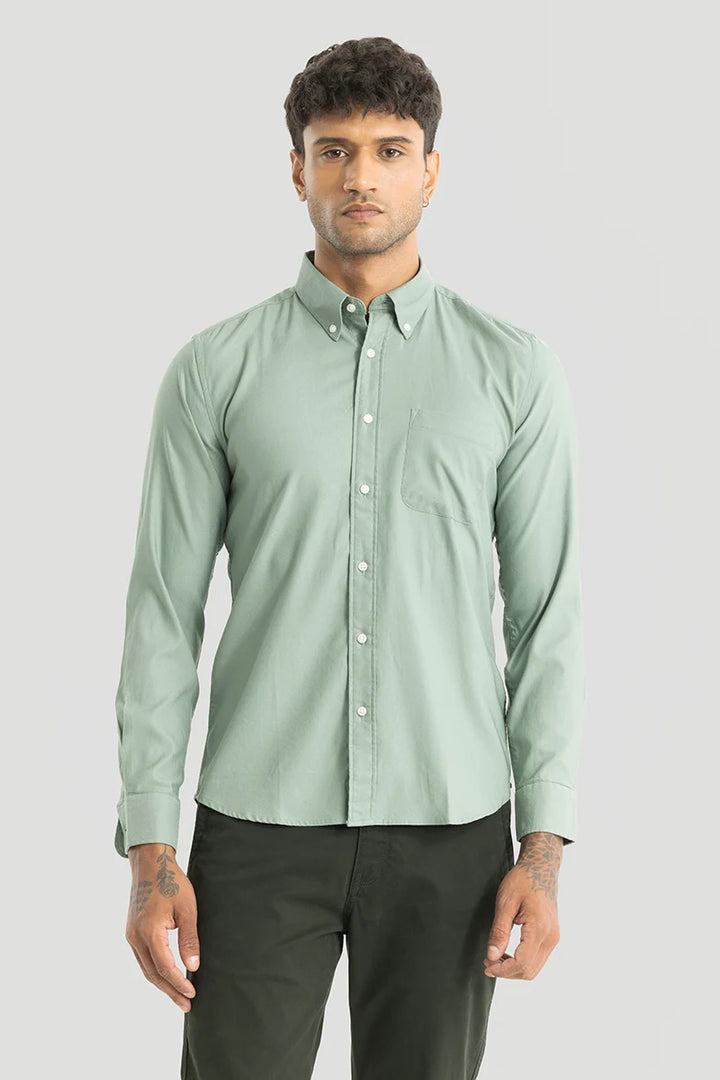 Button Down Sage Shirt