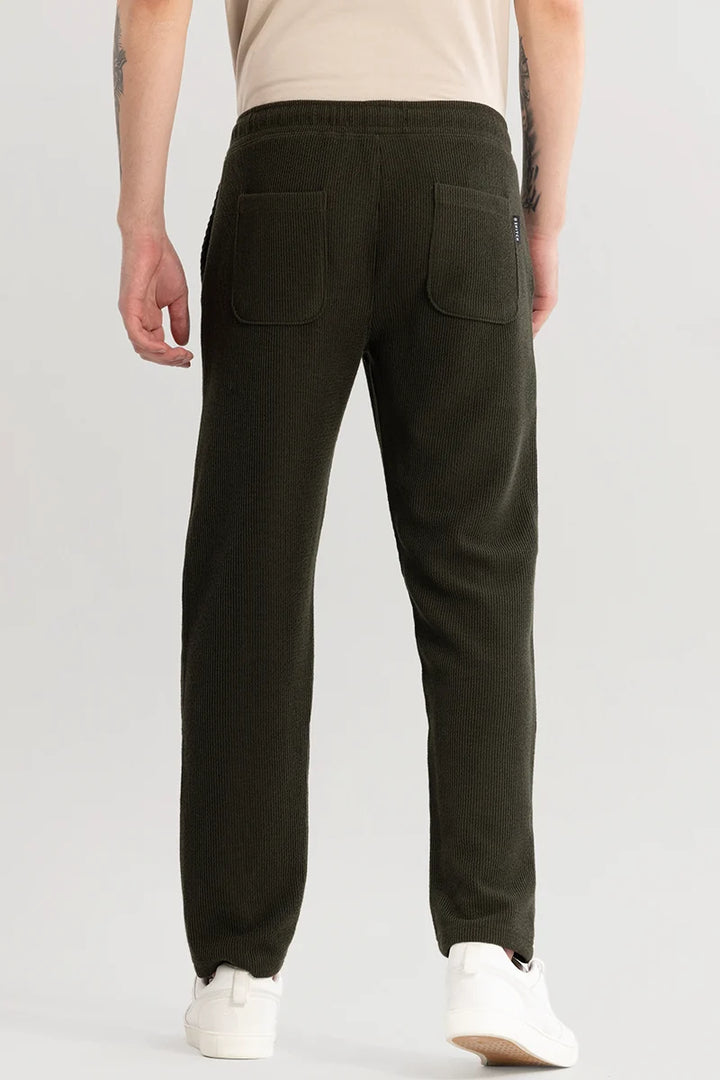 Wafflepants Olive Relaxed Fit Joggers