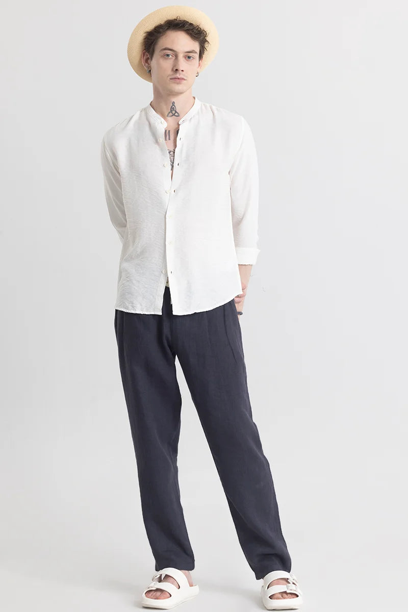 CharmShirt White Plain Shirt