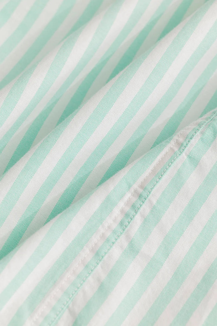 Fortunato Mint Stripes Plus Size Shirt