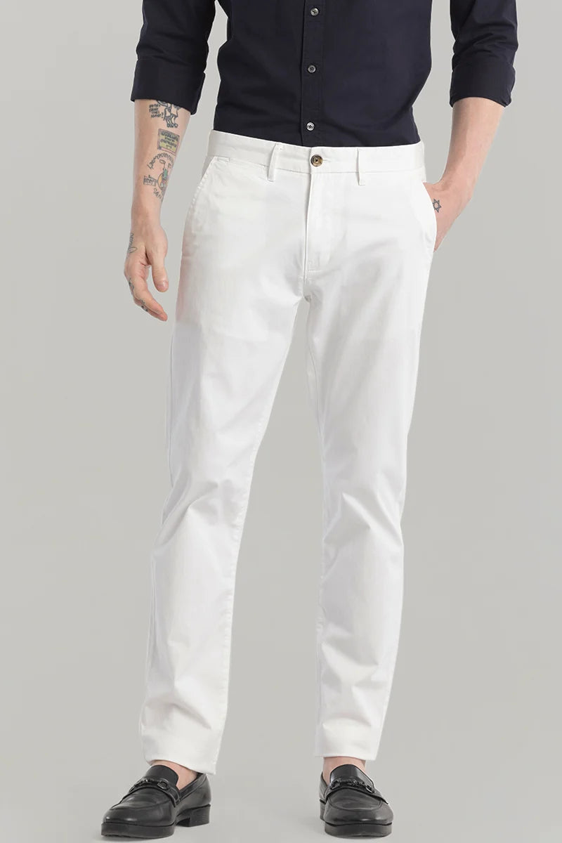 Scorcher White Trouser