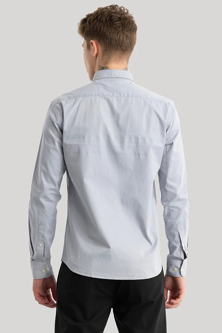 Grey Oxford Shirt