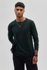 Dark Green Stretch Full Sleeve T-Shirt