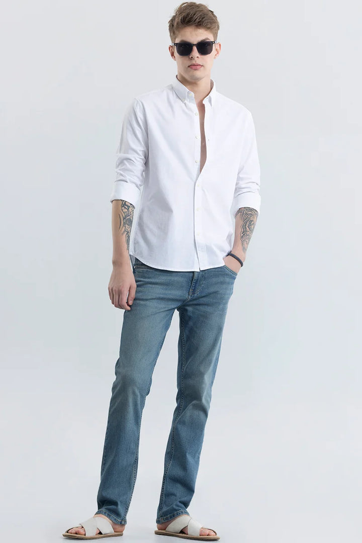 ClassicContour Plain White Shirt