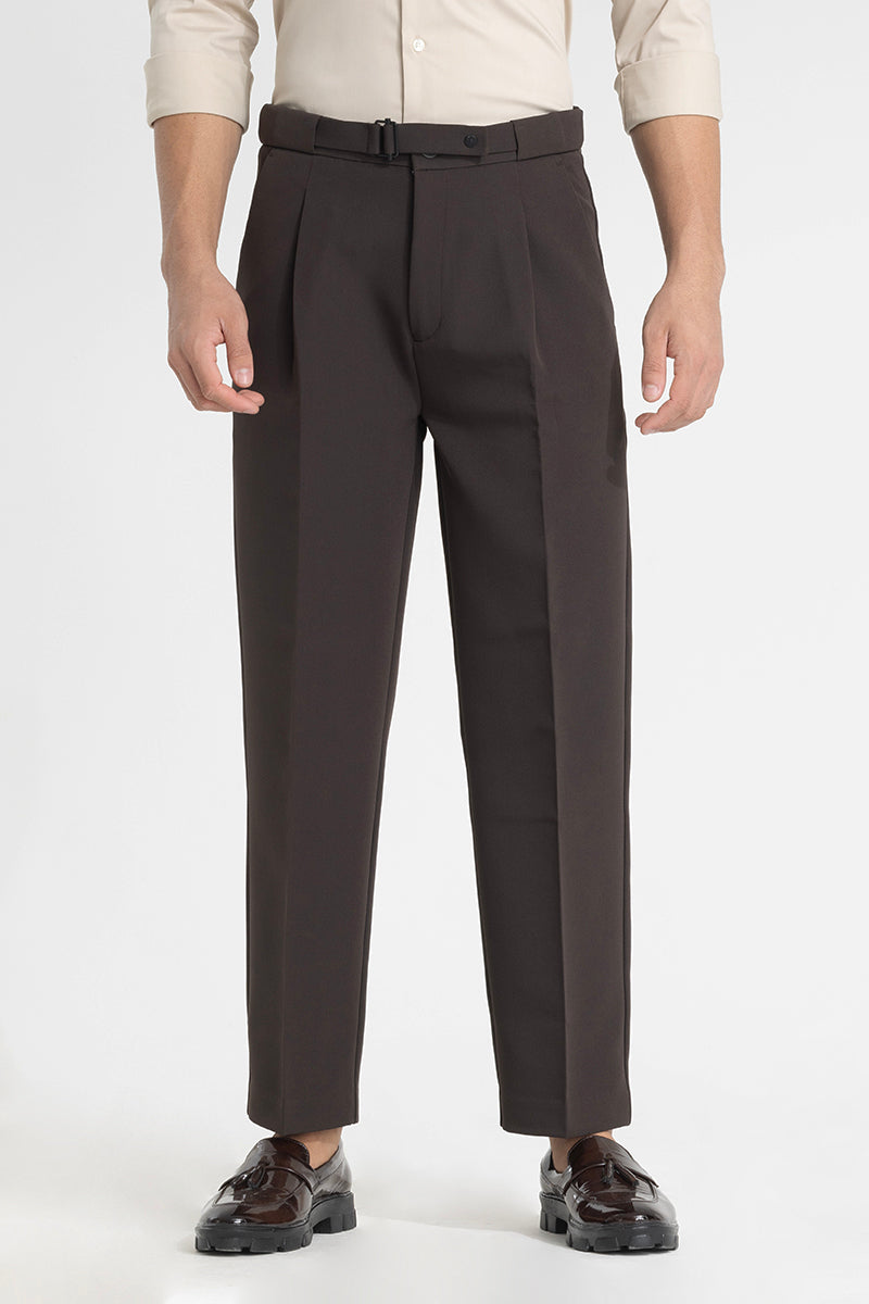 Dark Brown Korean Trousers