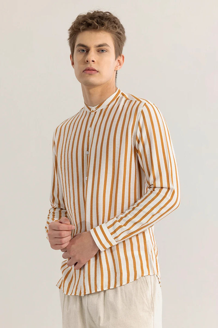 Nautistripe Mustard Stripe Shirt