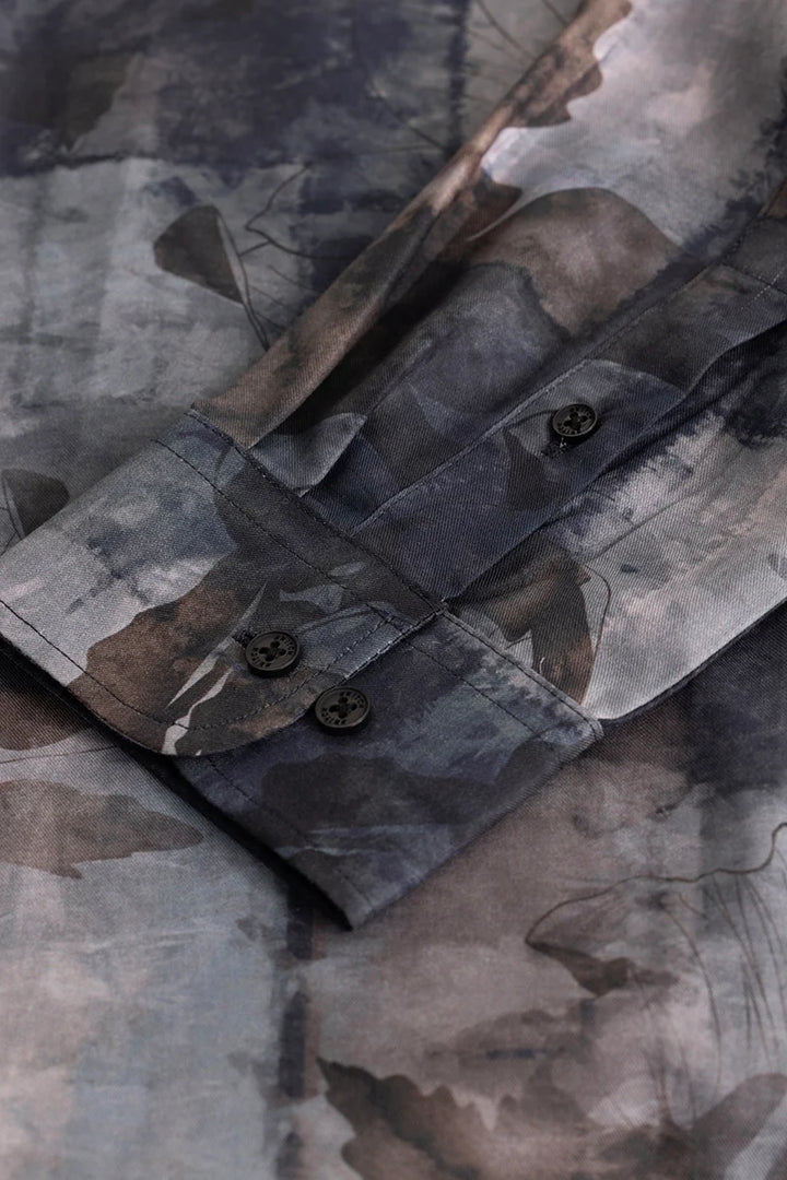 Anchor Grey Abstract Shirt