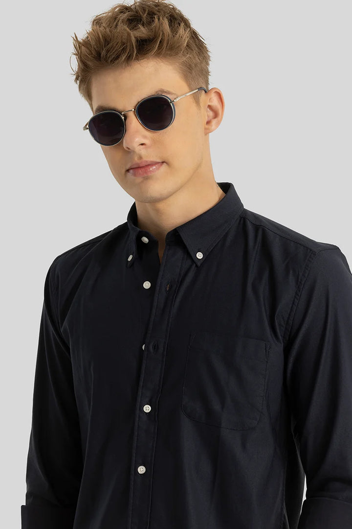 Button Down Black Shirt