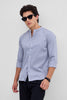 Light Grey Mandarin Shirt