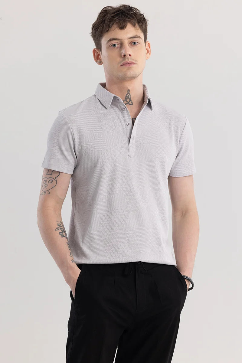 Meteor Grey Polo T-Shirt