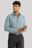 Claudio Sky Blue Plain Linen Shirt