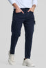 Navy Slim Fit Cargo Pants