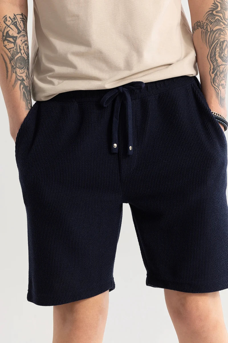 Tectoneer Navy Regular Fit Shorts