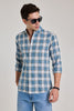 Blue Checks Linen Shirt